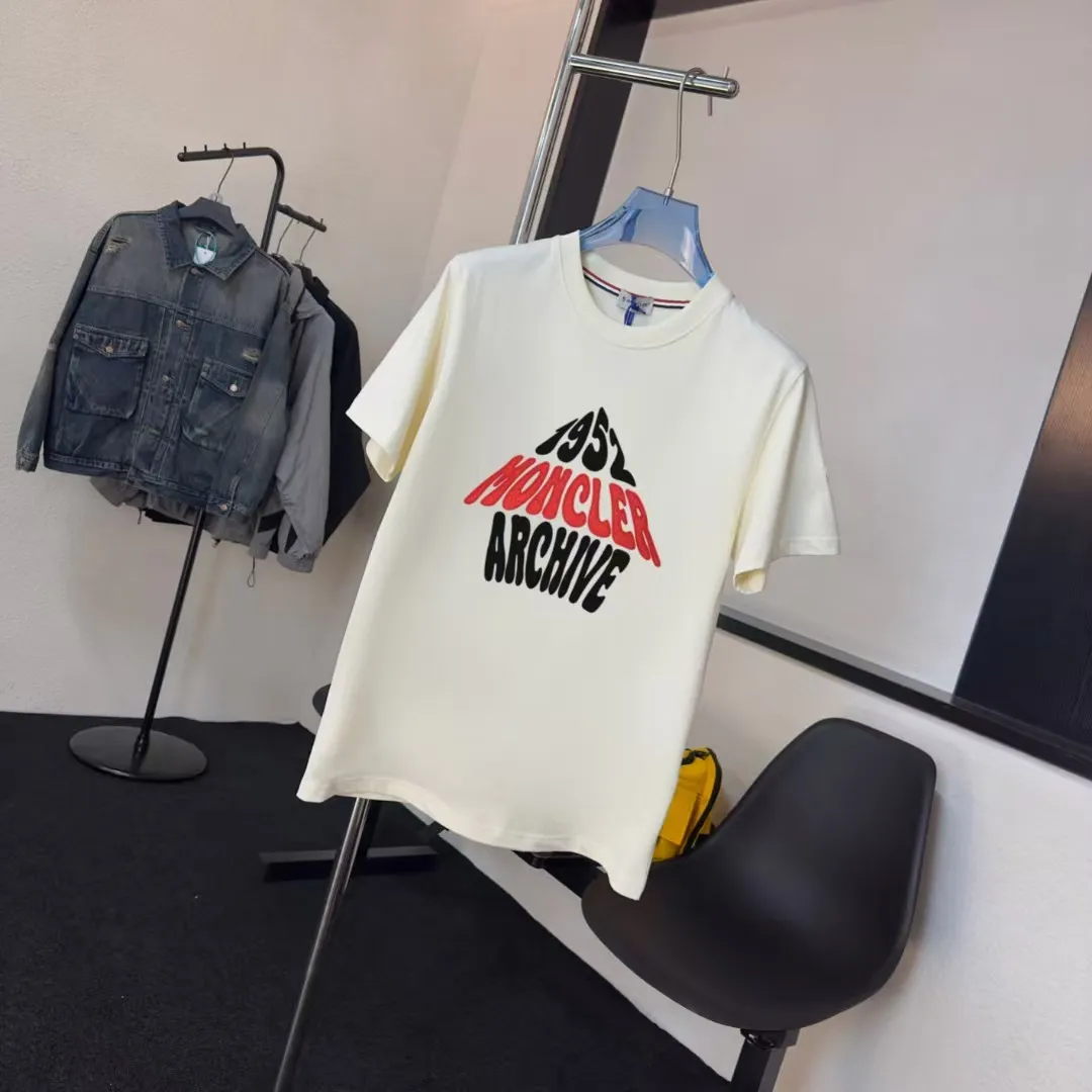 P80💰《Moncler~ 》2025New Arrival Quality T , Versatile Quality ！ ‼ 32 250G ‼ ， ， ， ， T 🤪 Sizes：S-M-L-XL-2XL ：Black，White， Same Style